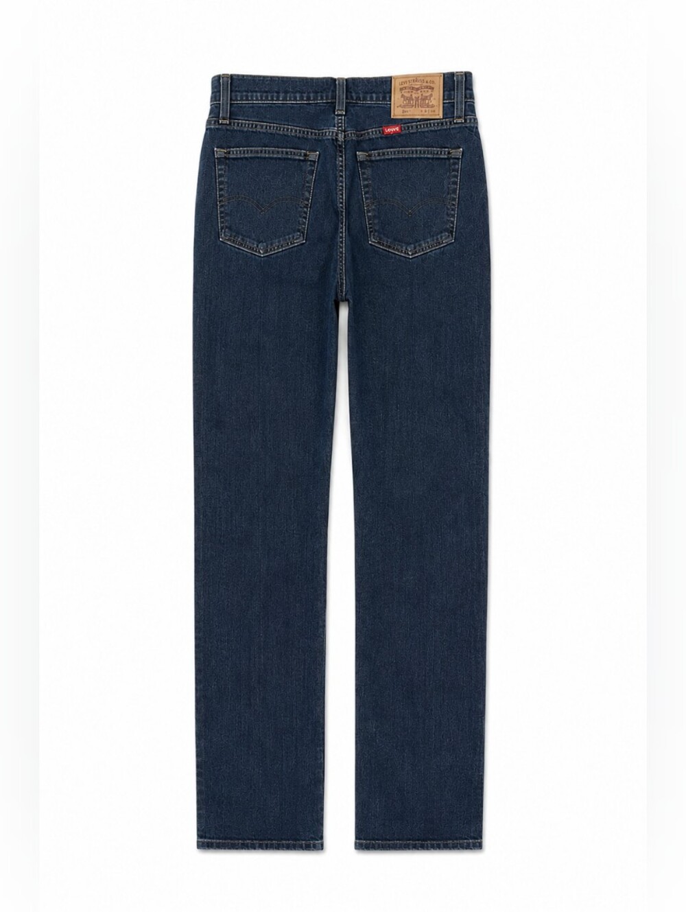 Wrangler Men’s 34x32 Dark Wash Jeans Relaxed Fit Straight Leg Denim